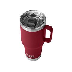 Yeti Rambler 30 oz Travel Mug, Harvest Red w Magslider Lid