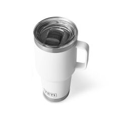 Yeti Rambler 30 oz Travel Mug, White w Magslider Lid