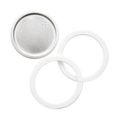 Parts and Accessories: Milano Stella 8 cup 2 seals + filter set