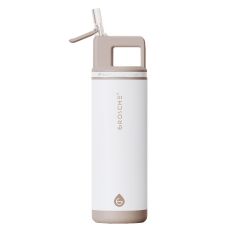 GROSCHE ALPINE Flip n' Sip 20 oz Stainless Steel vacuum insulated flask - Cream White