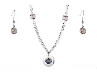 Baseball Set Mets Necklace Exclusive