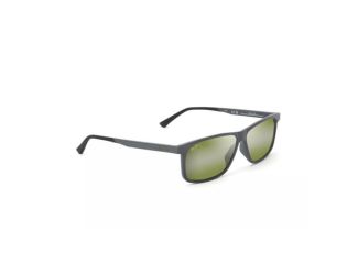 Pulama Polarized Sunglasses Dark Gray Frame Maui HT Lens