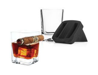 Whiskey Wedge Single w/Cigar Glass