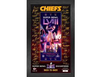 KC Chiefs Super Bowl LVIII Champions Signature Frame