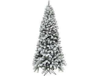 7.5-Ft. Flocked Silverton Fir Christmas Tree