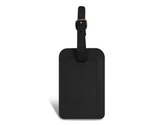 Onyx Leather Luggage Tags Size 2.75"x4.25"