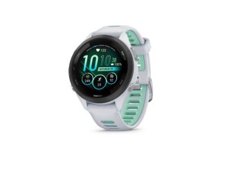 Forerunner 265S Smaller-Sized Running Watch Whitestone/Neo Tropic