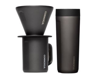 Pour-over Kit + 17oz Commuter Cup Set - Ceramic Slate