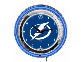 Tampa Bay Lightning 14" Neon Clock