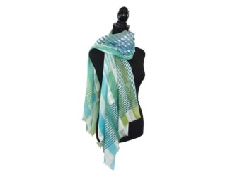 Cody Striped Cotton Scarf