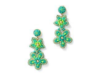 Always Blooming Earrings - Botanical Green