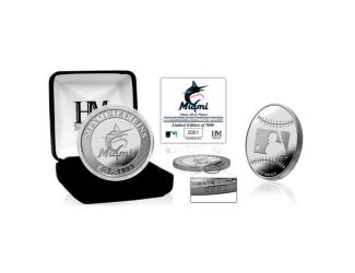 Miami Marlins Silver Mint Coin