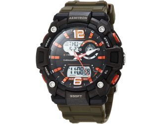 Men's Sport Analog-Digital Chronograph Resin Strap Watch