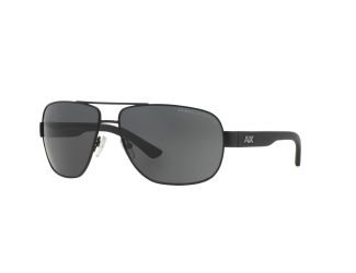 Men's Aviator Sunglasses - Matte Black/Grey