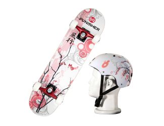 Cherry Blossom Skateboard/Helmet Combo Pack