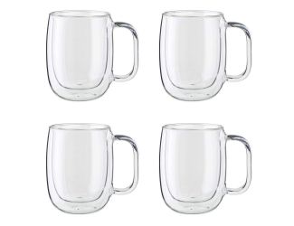 Coffee Glass Mug, 12oz. 355ml, 4pc