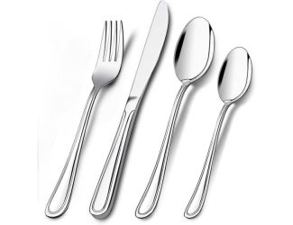 Gibson 16 Pc Pompeii Flatware Set