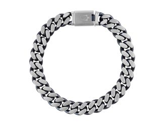 Classic Curb Medium Silver Bracelet