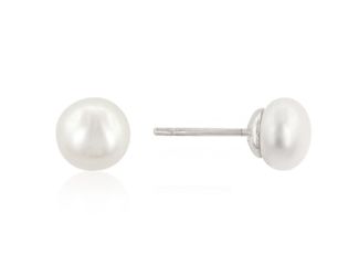 Sterling Silver Pearl Earrings