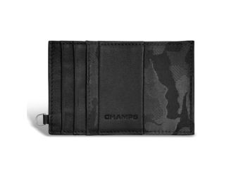 Camo Leather Slim Cardholder Size 4.5"x2.75"