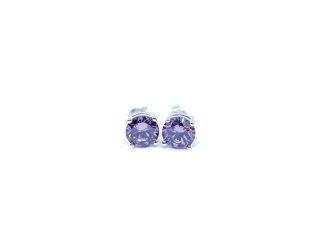 Amethyst Stud Earrings
