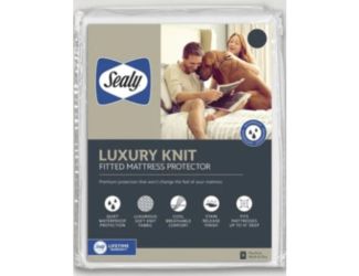 Sealy Fitted Luxury Knit Mattress Cover - Queen