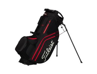 Hybrid 14 Stand Bag - Black/Black/Red