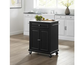 Portable Granite Top Kitchen Cart