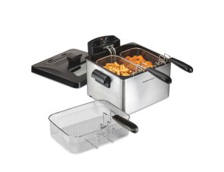 Professional-Style Deep Fryer w/ Double Basket