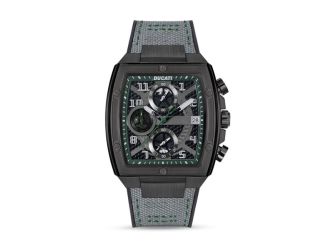 Ducati Chronograph Watch Black Dial Size Mens Stand