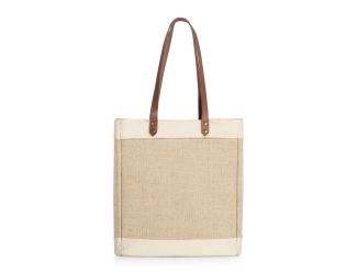Pinot Jute 3 Bottle Wine Bag - Beige