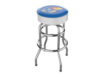 University Of Kansas Chrome Bar Stool