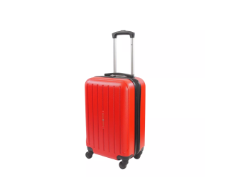 FUL Pure 21 Inch Carry-On Rolling Suitcase, Red