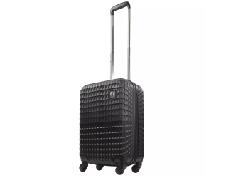 Ful Geo 22" Carry-on Hardside Expandable Spinner Luggage in Black