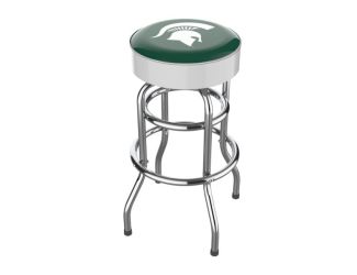 Michigan State Chrome Bar Stool