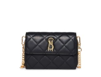 BCARINA Quilted Crossbody Wallet - Black