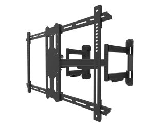 Full Motion Corner TV Mount for 37" to 70" TVs - Black