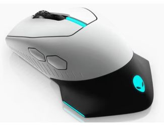 ALIENWARE WIRED/WIRELESS GAMING MOUSE - AW610M - LUNAR LIGHT