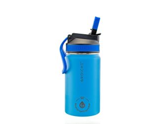 Lil Chill Kids SS Insulated Sip Flask - Blue, 12 oz