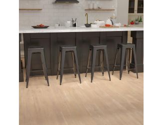 4 Pack 30" High Metal Indoor Bar Stool - Stackable Stool, Black
