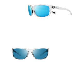 Jude Crystal Glass Lens Sports Wrap Sunglasses
