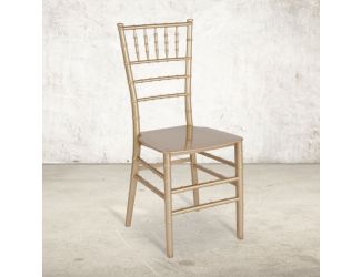 Gold Stackable Resin Chiavari Chair - Hospitality and Event Seating