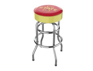 Iowa State University Chrome Bar Stool