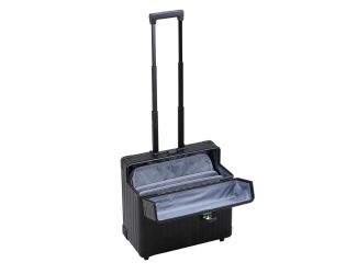 Aleon 17" Aluminum Two-Wheeled Pilot/ Catalog Case (Onyx)