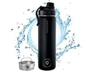 OASIS Infuser Water Bottle - Midnight Black - 650ml 22 fl oz