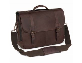 Colombian Leather Messenger Bag Size 16"