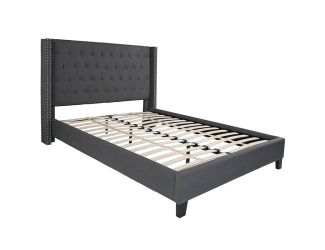 Dark Gray Full Size Riverdale Platform Bed Frame