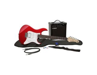 Gigmaker Electric Guitar PAC012 w/ Amp Guitar Package Red
