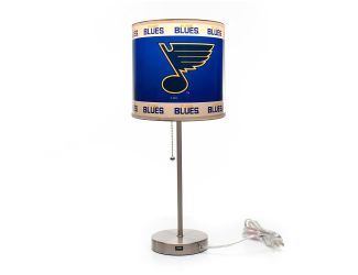 St. Louis Blues Chrome Lamp