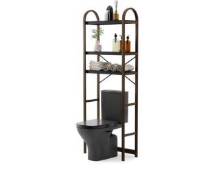 Bellwood Over the Toilet Shelf Blk/Walnut